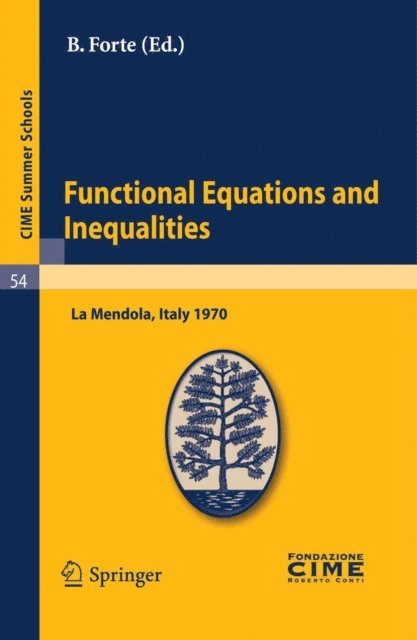 B. Forte - Functional Equations and Inequalities, E-bok