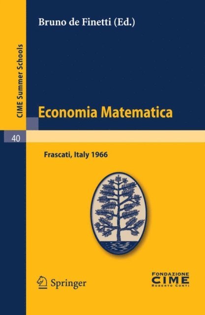 Bruno de Finetti - Economia Matematica, E-bok