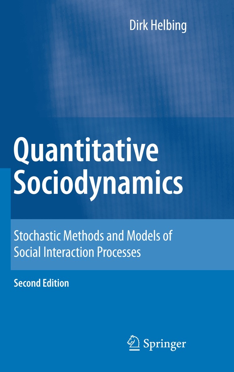 Dirk Helbing - Quantitative Sociodynamics, Inbunden. Tillgänglighet: Lägg i varukorg