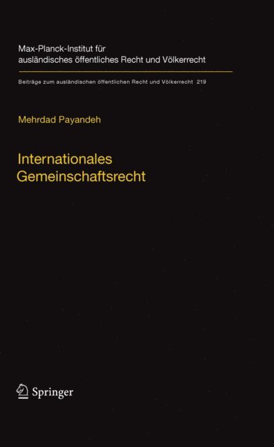 Mehrdad Payandeh - Internationales Gemeinschaftsrecht, E-bok