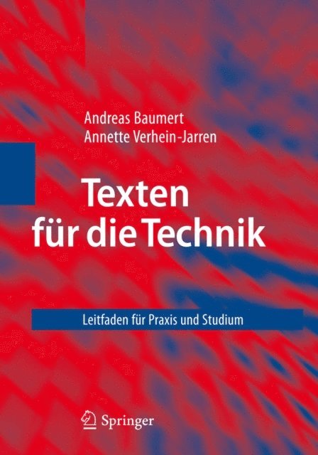 Annette Verhein-Jarren, Andreas Baumert - Texten für die Technik, E-bok