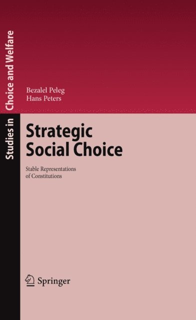 Hans Peters, Bezalel Peleg - Strategic Social Choice, E-bok