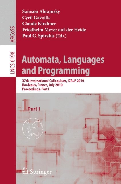 Paul Spirakis, Friedhelm Meyer auf der Heide, Claude Kirchner, Cyril Gavoille, Samson Abramsky - Automata, Languages and Programming, E-bok