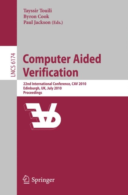 Paul Jackson, Byron Cook, Tayssir Touili - Computer Aided Verification, E-bok