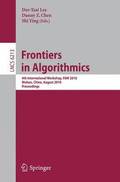 Frontiers in Algorithms
