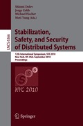 Stabilization, Safety, and Security of Distributed Systems