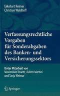 Verfassungsrechtliche Vorgaben fr Sonderabgaben des Banken- und Versicherungssektors