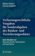 Verfassungsrechtliche Vorgaben fur Sonderabgaben des Banken- und Versicherungssektors