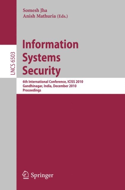 Anish Mathuria, Somesh Jha - Information Systems Security, E-bok