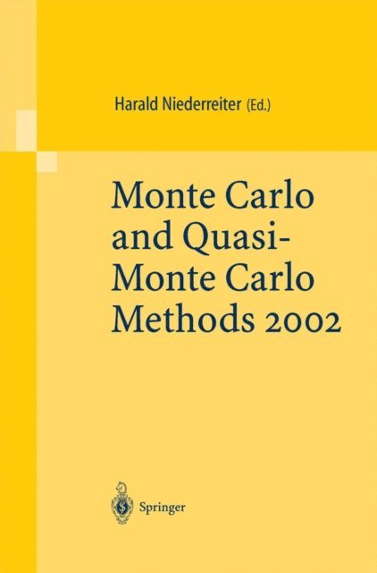 Harald Niederreiter - Monte Carlo and Quasi-Monte Carlo Methods 2002, E-bok