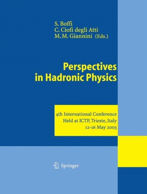 Mauro M. Giannini, Claudio Ciofi Degli Atti, Sigfrido Boffi - Perspectives in Hadronic Physics, E-bok
