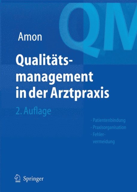 U. Amon - Qualitätsmanagement in der Arztpraxis, E-bok