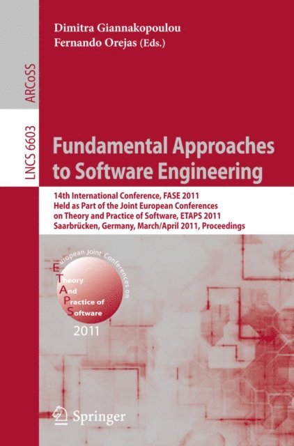 Fernando Orejas, Dimitra Giannakopoulou - Fundamental Approaches to Software Engineering, E-bok
