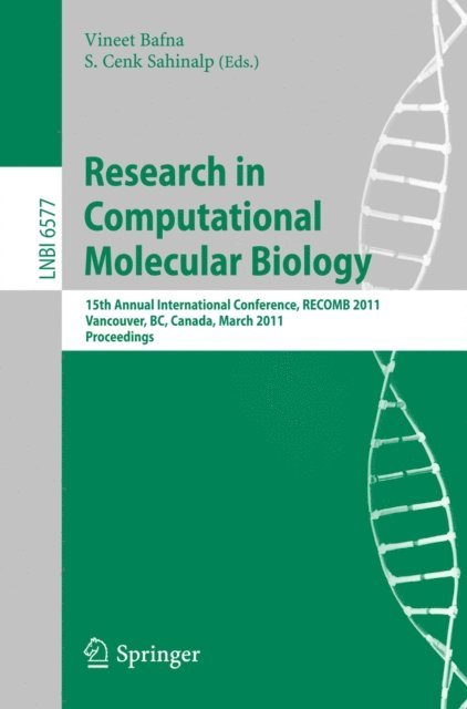 S. Cenk Sahinalp, Vineet Bafna - Research in Computational Molecular Biology, E-bok