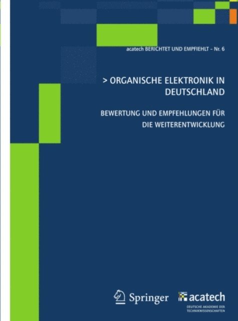 acatech - Organische Elektronik in Deutschland, E-bok