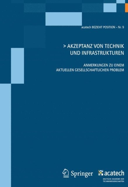 acatech - Akzeptanz von Technik und Infrastrukturen, E-bok