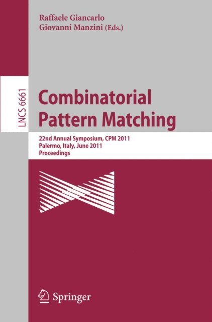 Giovanni Manzini, Raffaele Giancarlo - Combinatorial Pattern Matching, E-bok