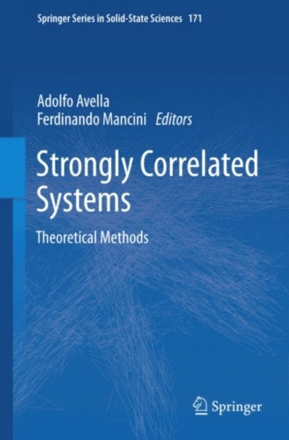 Ferdinando Mancini, Adolfo Avella - Strongly Correlated Systems, E-bok