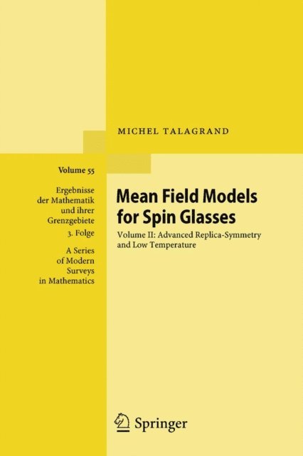 Michel Talagrand - Mean Field Models for Spin Glasses, E-bok