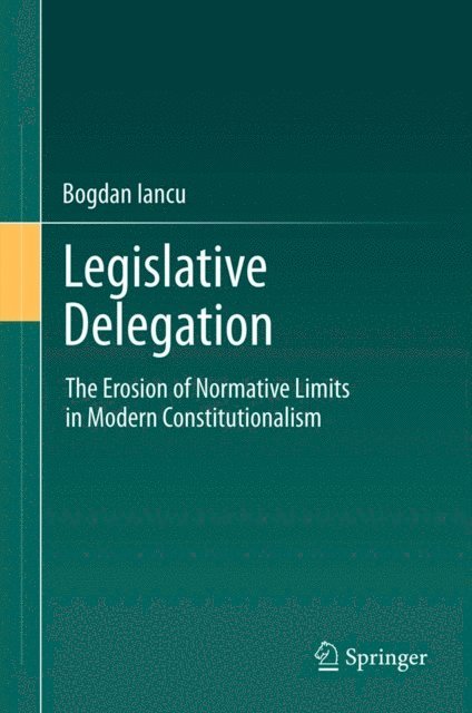 Bogdan Iancu - Legislative Delegation, E-bok