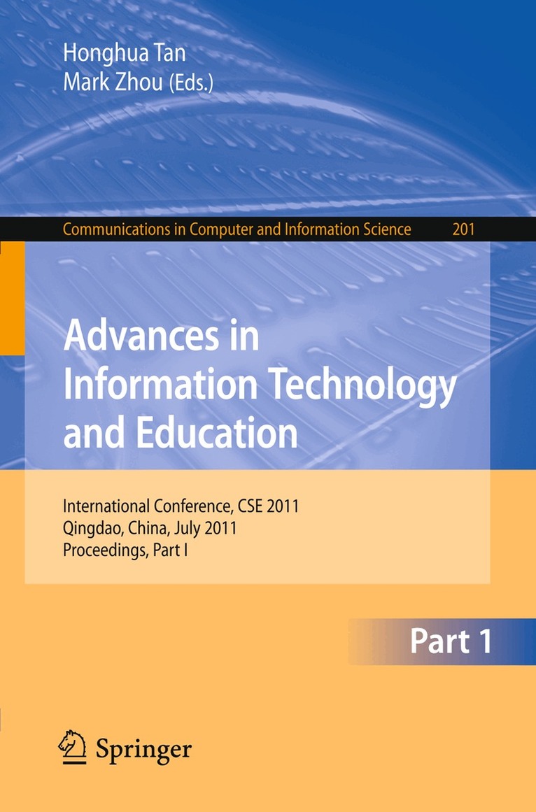 Honghua Tan, Mark Zhou - Advances in Information Technology and Education, Häftad