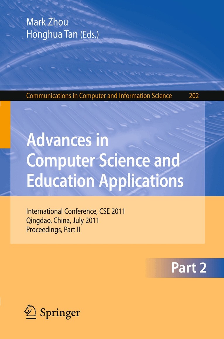 Mark Zhou, Honghua Tan - Advances in Computer Science and Education Applications, Häftad