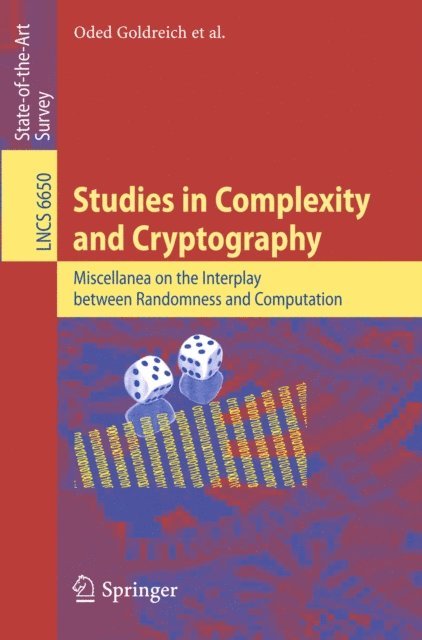 Oded Goldreich - Studies in Complexity and Cryptography, E-bok