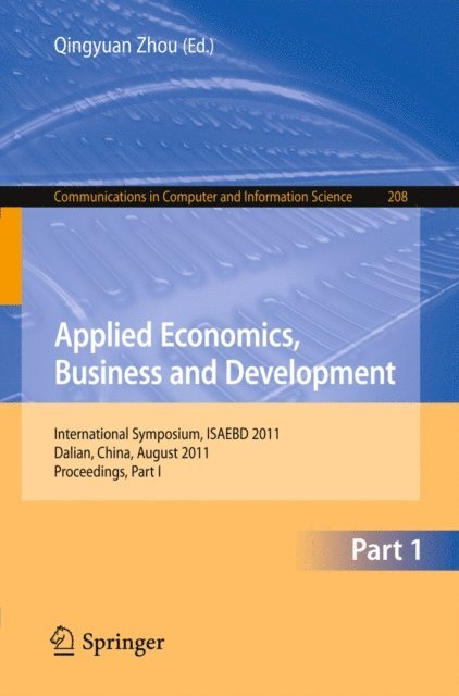 Qingyuan Zhou - Applied Economics, Business and Development, E-bok