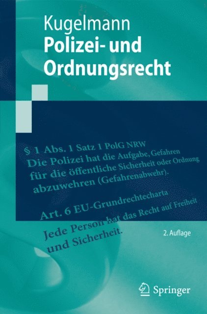 Dieter Kugelmann - Polizei- und Ordnungsrecht, E-bok
