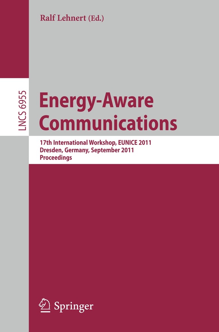 Ralf Lehnert - Energy-Aware Communications, Häftad. Tillgänglighet: Lägg i varukorg