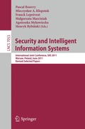 Security and Intelligent Information Systems