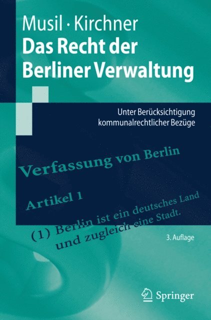 Soren Kirchner, Andreas Musil - Das Recht der Berliner Verwaltung, E-bok