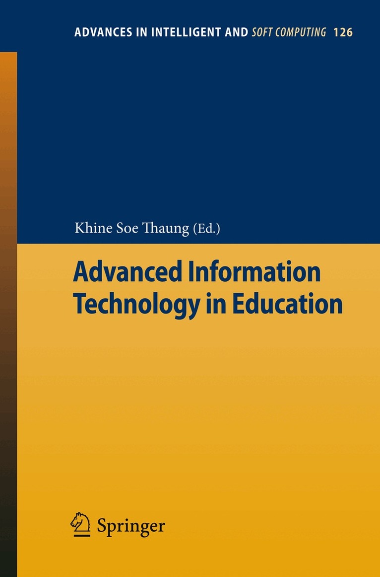 Khine Soe Thaung - Advanced Information Technology in Education, Häftad