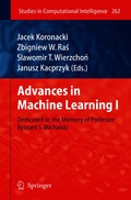 Advances in Machine Learning I