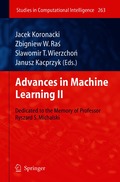 Advances in Machine Learning II
