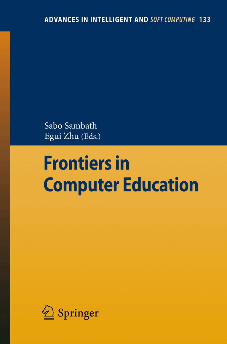Sabo Sambath, Egui Zhu - Frontiers in Computer Education, Häftad