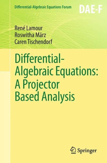 Caren Tischendorf, Roswitha Marz, Rene Lamour - Differential-Algebraic Equations: A Projector Based Analysis, E-bok