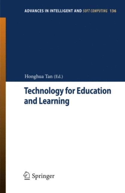 Honghua Tan - Technology for Education and Learning, E-bok