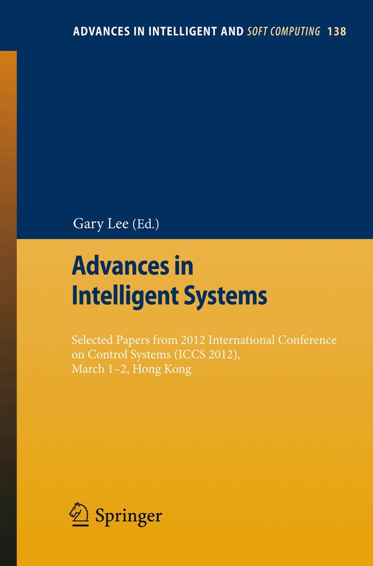 Gary Lee - Advances in Intelligent Systems, Häftad