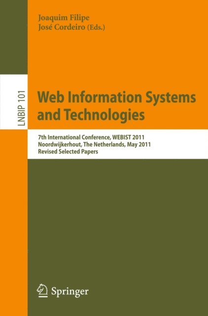 Jose Cordeiro, Joaquim Filipe - Web Information Systems and Technologies, E-bok
