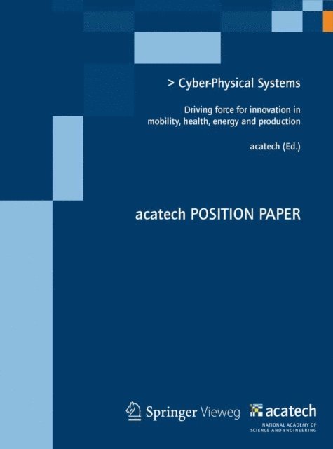 acatech - Cyber-Physical Systems, E-bok