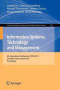 Information Systems, Technology and Management