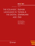 Icelandic Language in the Digital Age