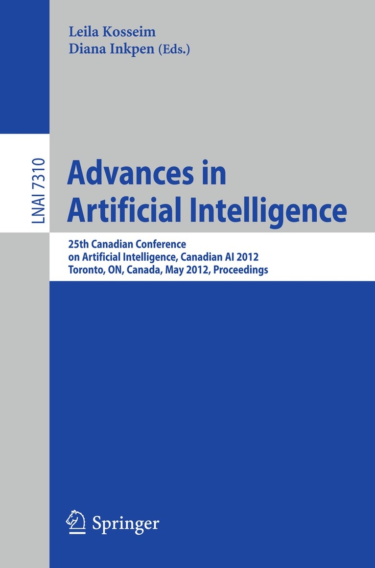 Leila Kosseim, Diana Inkpen - Advances in Artificial Intelligence, Häftad