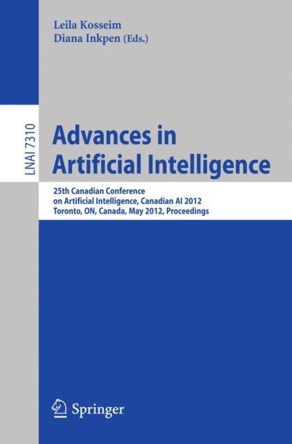 Diana Inkpen, Leila Kosseim - Advances in Artificial Intelligence, E-bok