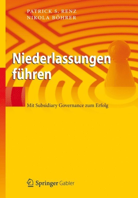 Nikola Bohrer, Patrick S. Renz - Niederlassungen führen, E-bok