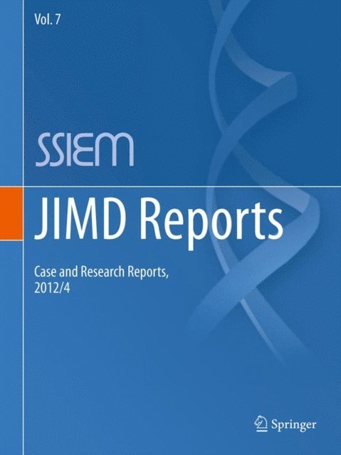 Verena Peters, Eva Morava, Garry Brown, K Michael Gibson, Johannes Zschocke - JIMD Reports - Case and Research Reports, 2012/4, E-bok