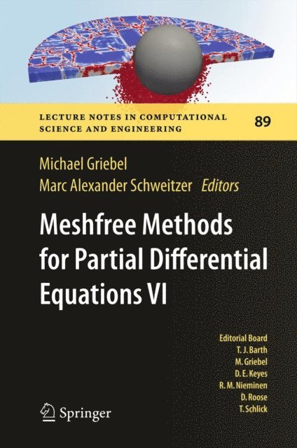 Marc Alexander Schweitzer, Michael Griebel - Meshfree Methods for Partial Differential Equations VI, E-bok