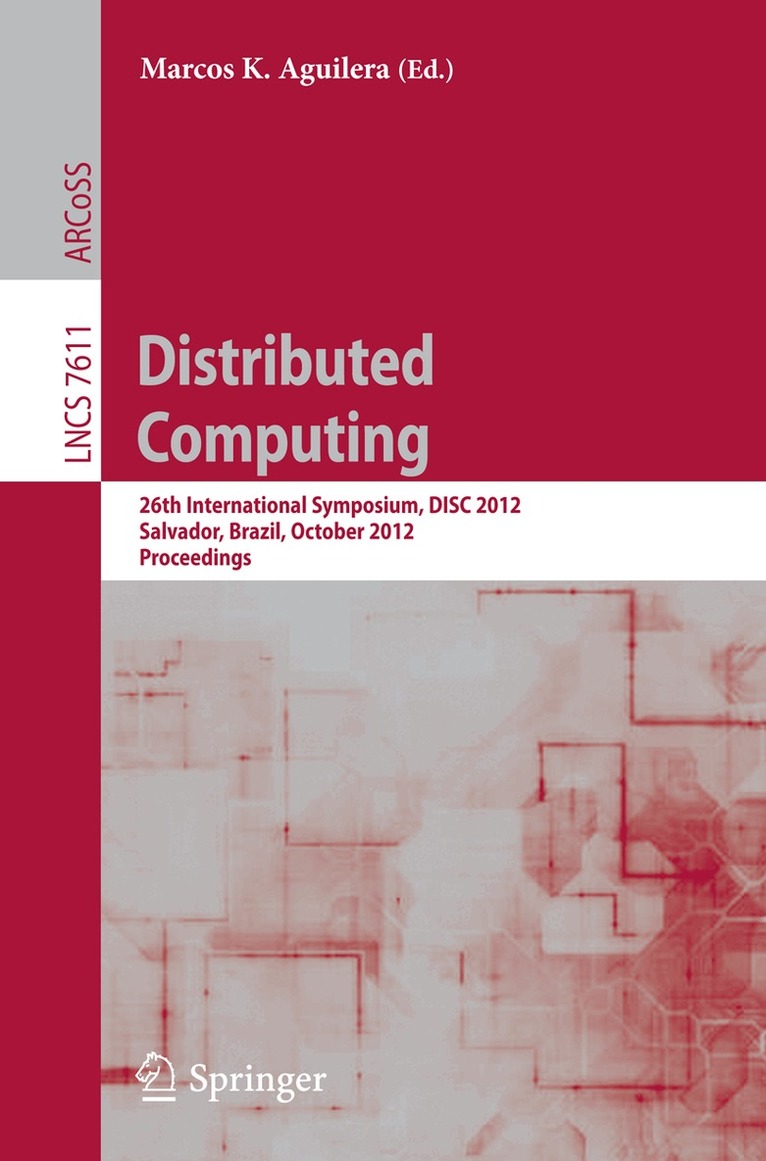 Marcos K. Aguilera - Distributed Computing, Häftad