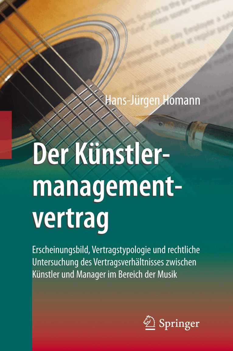 Hans-Jürgen Homann - Der Künstlermanagementvertrag, Inbunden. Tillgänglighet: Lägg i varukorg
